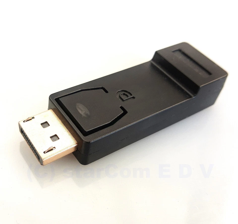 Adapter DisplayPort DP 1.2 an HDMI-Buchse A 19pin 4K2K FullHD Monitor Display TV - Bild 2 von 4