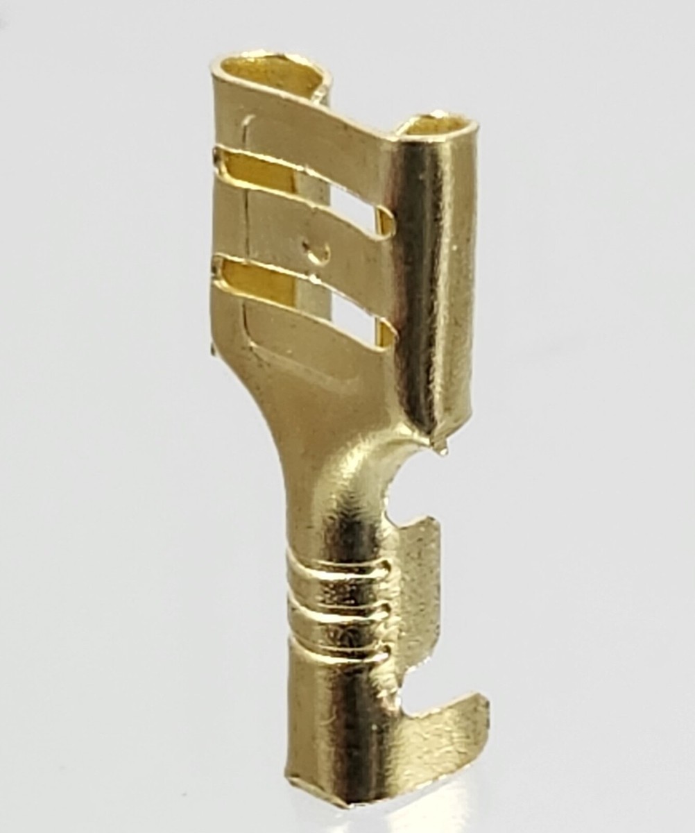 25x Aratson Stahl-Flachstecker 6,3 Mm – Crimpkontakte, Galvanisiert, Für 400°C, Für Herd & Ofen