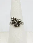 Vintage ￼Sterling Silver 925 Frog Ring Size 7 1/2