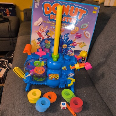 Donut Disaster Spiel von Parker Vintage 1993 - selten 99% vollständig