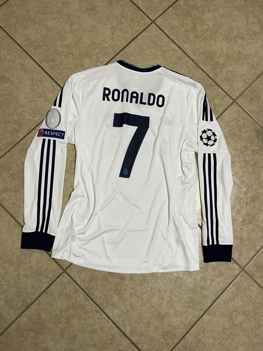 adidas Real Madrid FC 2012/13 Home Long Sleeve Soccer Jersey 2xl