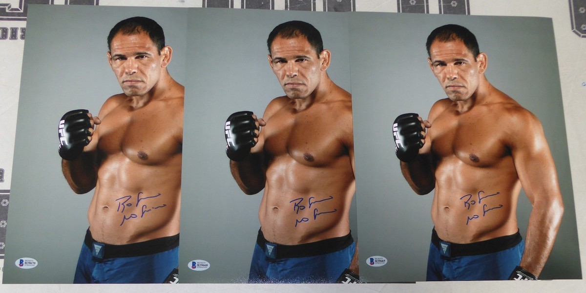 Antonio Rogerio Nogueira Signed 11x14 Photo BAS COA UFC Pride FC