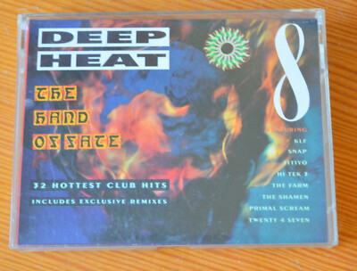 Doppel-MC *DEEP HEAT 8* 1990 Snap, KLF, The Shamen, Twenty 4 Seven, 2 Live Crew