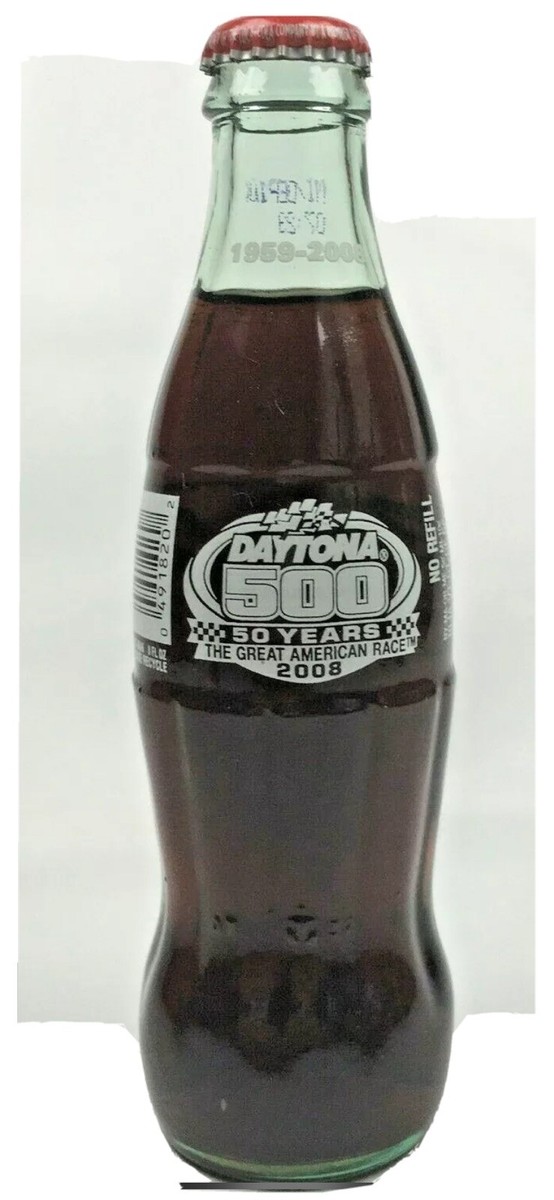 Daytona 500 50 Years NASCAR Coca Cola COKE 8 oz Commemorative