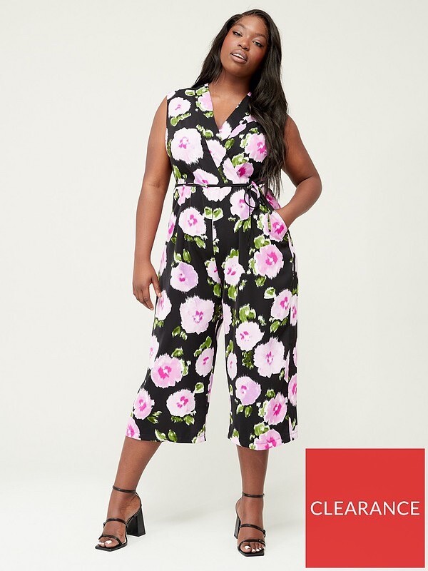 Floral Ax Paris Curve Uk AX Paris Cream Floral Printed Strappy