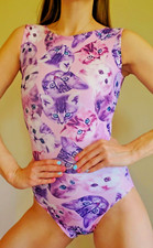 Flip Flop Gymnastics Leotard Adult Small AS Competition Dance Costume Aerialist