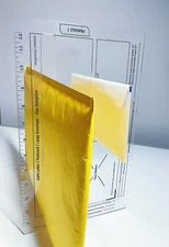 Acrylic USPS First Class Template Measuring Postal Slot Gauge, Card Making Tool