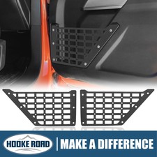 Hooke Road Interior Steel Front Door Molle Panels Pair For 2021-2026 Ford Bronco