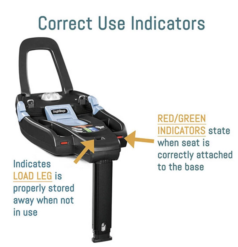 Base de asiento de coche infantil Peg Perego Primo Viaggio 4/35, negro/gris-nuevo-ver abajo Foto 4 de 4