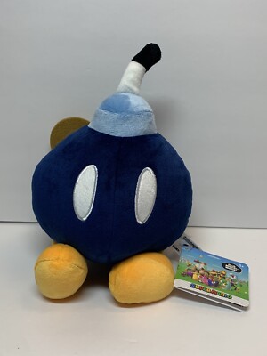 NWT Nintendo Super Mario Bros Bomb Plush BOB-OMB Stuffed Soft Toy 6''
