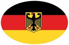 Aufkleber Wappen Flagge Fahne Deutschland Adler Autoaufkleber