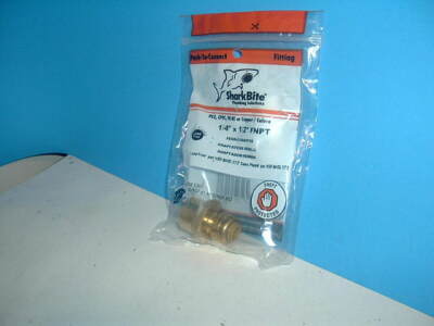 SHARK BITE 1/4'' X 1/2'' FNPT FEMALE ADAPTER U066LFA UNOPENED