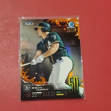 2019 Bowman Scouts Top 100 Chrome Orange Refractor /25 Sean Murphy #BTP-50