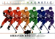 2021-22 Upper Deck Electromagnetic Sebastian Aho Carolina Hurricanes #EM-7