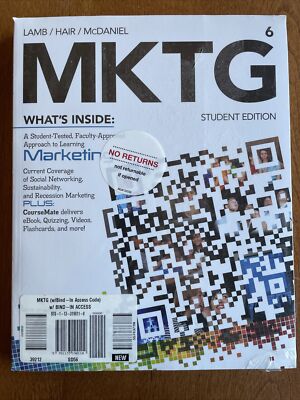 MKTG 6 Student Edition Access Code (2012, Paperback) | eBay