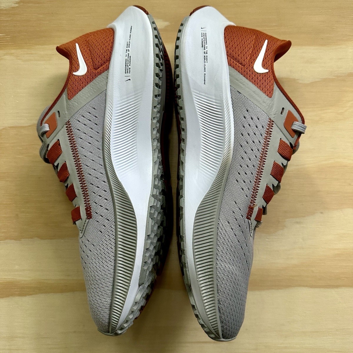 Nike Air Zoom Pegasus 38 UT Texas Longhorns DJ0858-001 Men's 6 / Women's 7.5 | eBay