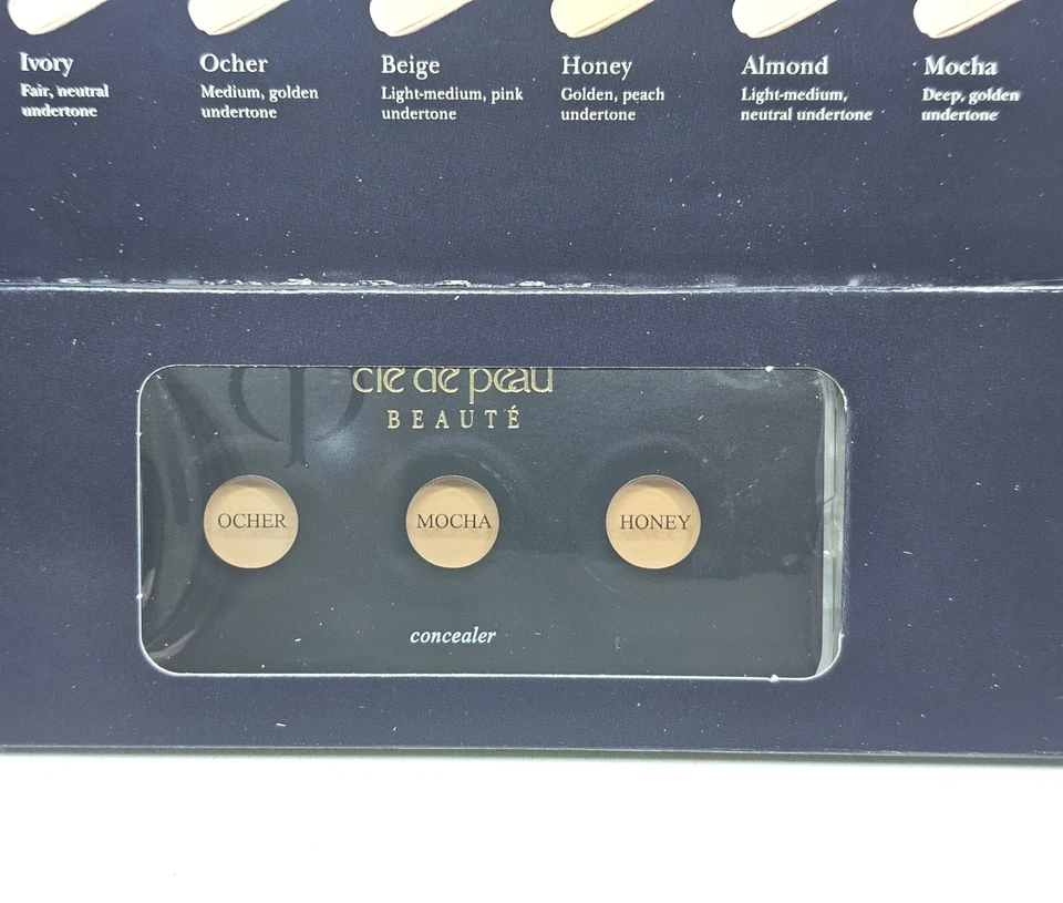 Cle De Peau Concealer Sample 6 Shades Ivory, Almond, Beige, Ochre, Mocha, Honey - Image 3 of 4