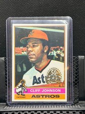 Cliff Johnson  2025 Topps Heritage 1976 Original Buyback   #249 Astros