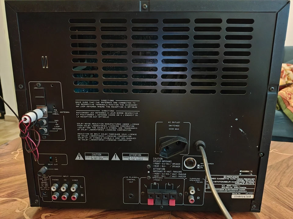 Impianto stereo vintage  - PIONEER electronic - compatto - mod. RX-Z71ZL  - Immagine 4 di 4