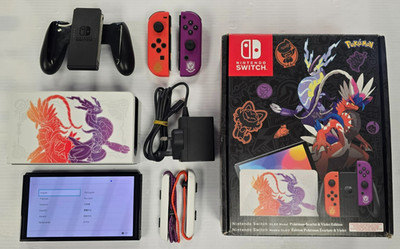 (NE6) Nintendo Switch OLED Pokémon Scharlachrote & Violette Edition - OVP