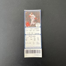 Rare Historic Red Sox 2004 Championship Year Full Ticket Fenway 04/27/04 D’Rays