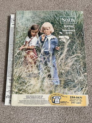 #ad Sears Catalog 1975 Spring Summer Fashion Farm Electronics Nostalgia $23.95