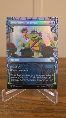 Donatello's Technique (Showcase) Teenage Mutant Ninja Turtles 228 Foil
