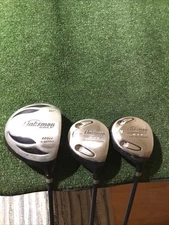 Linksman Golf W.P.S Woods Set (Driver, 3W, 5W) Men’s 65g Graphite Shafts (READ)