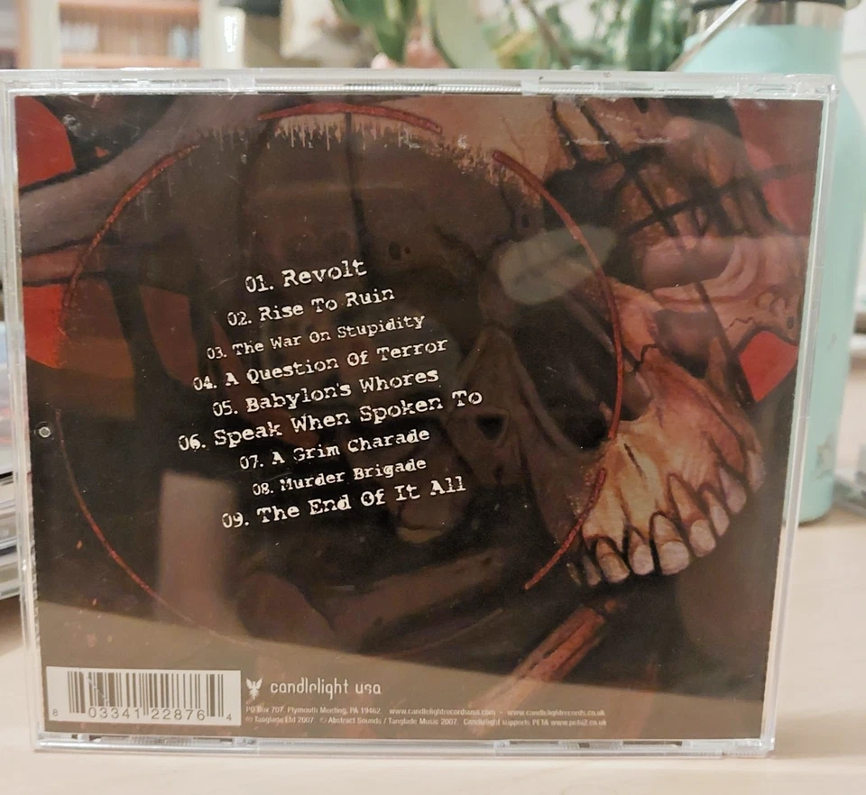 Gorefest – Rise To Ruin CD. Carcass, Benediction, Bolt Thrower, Obituary, Vader - image 2 of 3