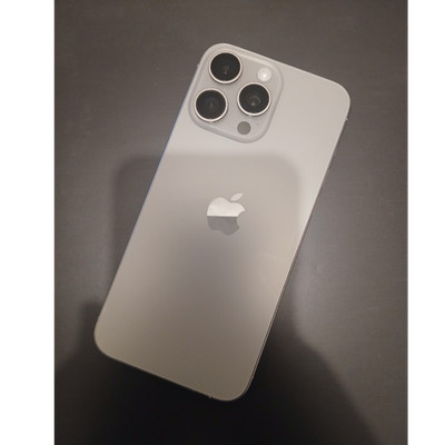 Apple iPhone 15 Pro Max 256GB Silver AT&T iOS Smartphone 48MP Camera Used