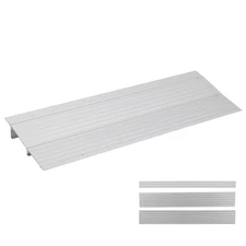 Threshold Ramps for Doorways 2" Rise Aluminum Handicap Ramp 700LB Capacity Front