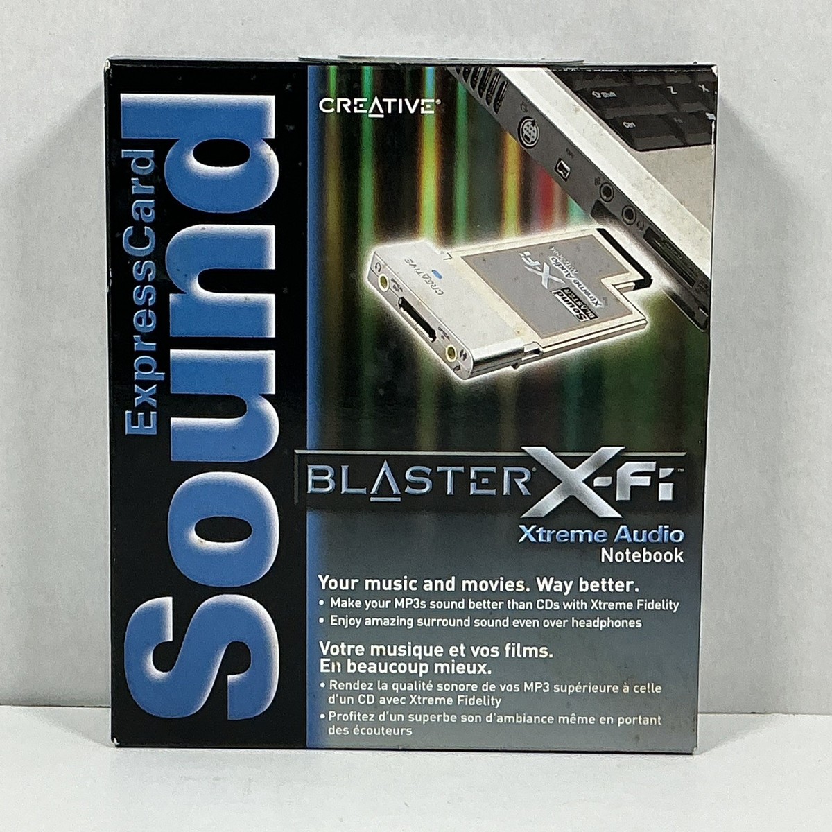 CREATIVE SB0710EF ExpressCard Sound Blaster X-Fi Xtreme Audio