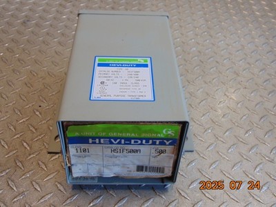 NOS HEVI DUTY HS1F500A 0.500kVA TRANSFORMER Pri: 240/480V Sec: 120/240V
