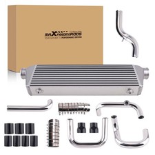 Silver Intercooler Piping Kit Silicone Coupler For Honda Civic 1992-2000 Silver Intercooler Piping Kit Silicone Coupler For Honda Civic 1992-2000