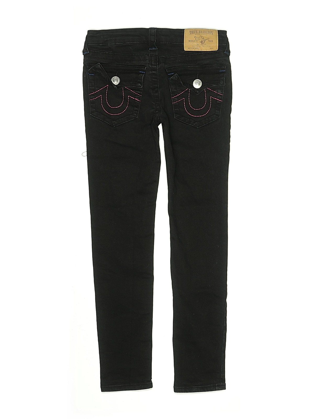 True Religion Girls Black Jeans 8 thumbnail 2