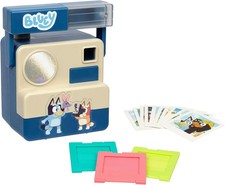Bluey Chiket Camera,Toy Kids Camera W/ 10 Photo Cards,Pretend Taking Pics,New