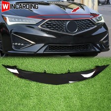 Front Bumper Upper Grille Molding Trim Gloss Black For 2019-2021 2022 Acura Ilx Front Bumper Upper Grille Molding Trim Gloss Black For 2019-2021 2022 Acura Ilx