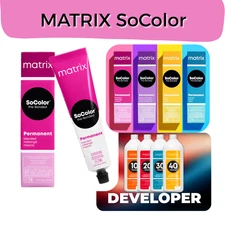Matrix SoColor Pre-Bonded Permanent Hair Color 3oz.  Choose any Color NEW IN BOX