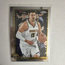 Topps 2025-26 Chrome Nikola Jokić #25 Denver Nuggets Basketball Card