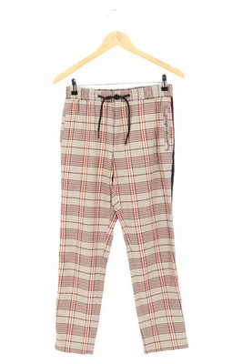 TOPMAN Damen Stoffhose Gr. 38 Kariert Mehrfarbig Casual Hose