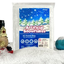 Nieve Artificial 30 Onzas Decoración Navidad Imitación Copos de Nieve Stargo ENVÍO GRATUITO