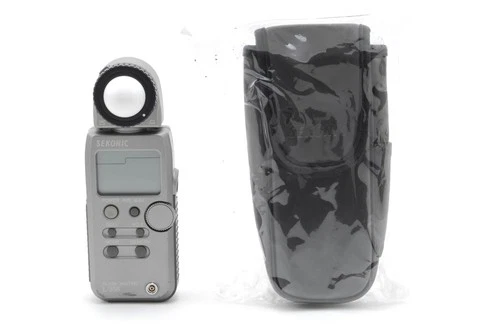 Tested OK ! [ MINT ] SEKONIC L-358 Flash Master Digital Light Meter From JAPAN