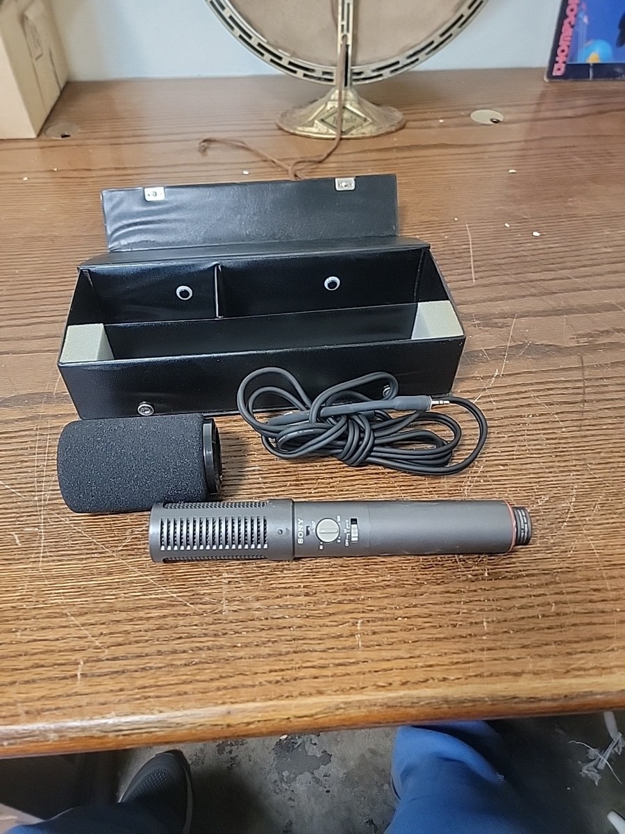 SONY ECM-979 Condenser Mic Stereo Microphone Made in Japan | eBay