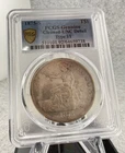 $1 1875-S Trade Silver Dollar PCGS Genuine Cleaned - UNC Detail Type I/I