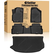 All Weather For 2010 2011 Kia Soul Tpe 3d Floor Mats Trunk Cargo Liner New