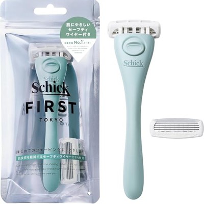 Schick Schick Schnellrasierhalter mit Klinge + 1 Ersatzklinge Mintgrün