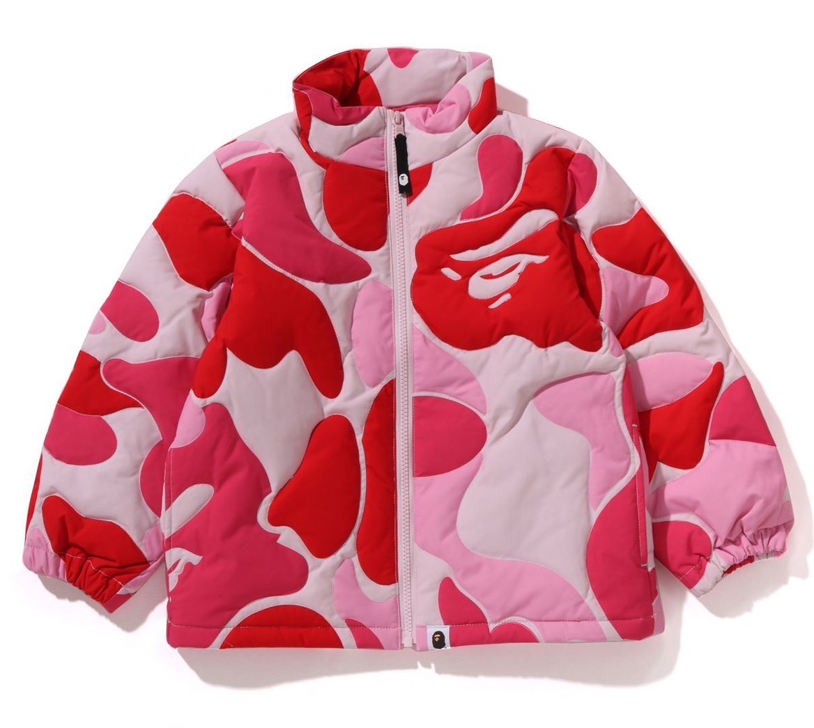 A BATHNIG APE BAPE KIDS ABC CAMO STITCHING DOWN JACKET 1L80344002