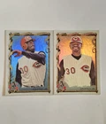2- Ken Griffey Jr 2023 Topps Allen & Ginter Silver Portrait Foil Hot Box Cards🔥