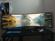Samsung 49" Odyssey G9 G95C DQHD 240Hz 1ms GtG DisplayHDR Curved Gaming Monitor