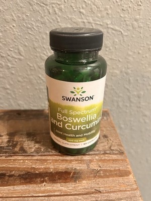 Swanson Full Spectrum Boswellia and Curcumin 60 Ct Joint liver Health